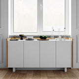 TemaHome Skin Sideboard | Oak / Pure White 9500.400254