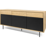 TemaHome Lime Sideboard | Oak / Pure Black 193093-LIME