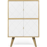 TemaHome Niche Cupboard | Oak / Pure White 9500.402692