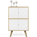 TemaHome Niche Cupboard | Oak / Pure White 9500.402692