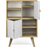 TemaHome Niche Cupboard | Oak / Pure White 9500.402692