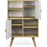 TemaHome Niche Cupboard | Oak / Pure White