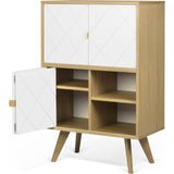 TemaHome Niche Cupboard | Oak / Pure White 9500.402692