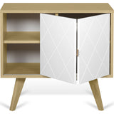 Temahome Brigitte Small Sideboard | Oak/Pure White