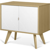 Temahome Brigitte Small Sideboard | Oak/Pure White