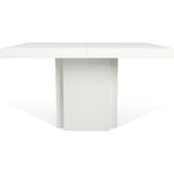 TemaHome Dusk 130 Dining Table | High Gloss White 9500.612602