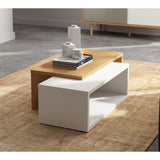 TemaHome Jazz Coffee Table | Pure White / Oak 9000.625343