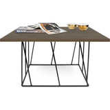 Temahome Helix Coffee & Side Table | Walnut / Black