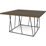 Temahome Helix Coffee & Side Table | Walnut / Black
