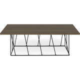 Temahome Helix Coffee & Side Table | Walnut / Black