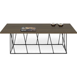 Temahome Helix Coffee & Side Table | Walnut / Black