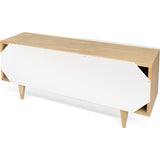 TemaHome Cruz Tv Table | Oak / Pure White 185060-CRUZTV