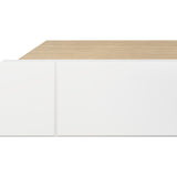 TemaHome Cruz Tv Table | Oak / Pure White 185060-CRUZTV