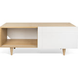 TemaHome Cruz Tv Table | Oak / Pure White 185060-CRUZTV