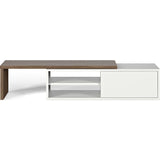 TemaHome Move Tv Table | Walnut / Pure White 164044-MOVE