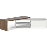 TemaHome Move Tv Table | Walnut / Pure White 164044-MOVE