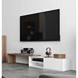 TemaHome Move Tv Table | Walnut / Pure White 164044-MOVE