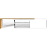 TemaHome Move Tv Table | Pure White & Plywood 164044-MOVE