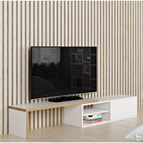 TemaHome Move Tv Table | Pure White & Plywood 164044-MOVE