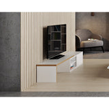 TemaHome Move Tv Table | Pure White & Plywood 164044-MOVE
