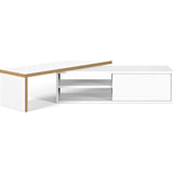 TemaHome Move Tv Table | Pure White & Plywood 164044-MOVE
