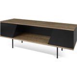 TemaHome Dixie TV Table | Walnut / Pure Black 9003.639289