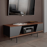 TemaHome Dixie TV Table | Walnut / Pure Black 9003.639289