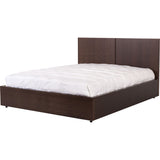 Temahome Aurora King Bed with Mattress Support | Chocolate