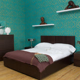 Temahome Aurora King Bed with Mattress Support | Chocolate