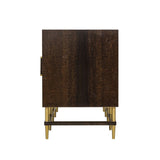 Sonder Living Herringbone Credenza | 4 Door