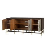 Sonder Living Herringbone Credenza | 4 Door
