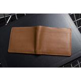 Kiko Leather Double Bifold Wallet | Brown