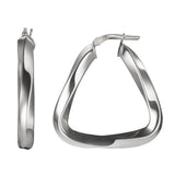 Awe Inspired Triangle Hoop Earrings