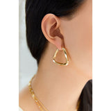 Awe Inspired Triangle Hoop Earrings