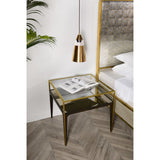 Sonder Living Gilded Star Mirror Bed