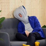 Ostrichpillow Original Travel Neck/Face Pillow | Sleepy Blue