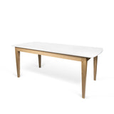 Temahome Niche Dining Table | Pure White/Oak