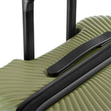 Crash Baggage Stripe Trolley Suitcase - Olive