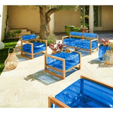 Mojow Eko Yoko Sofa Wood Frame Mattress Crystal