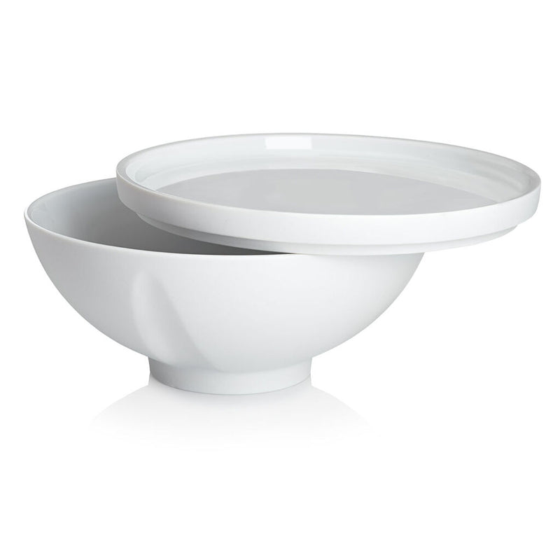 Degrenne L'Econome Starck Porcelain Round Bowl & Plate | 7"