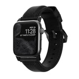 Nomad Traditional Apple Watch Strap | Black Leather/Black Hardware