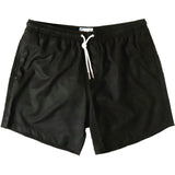 Bermies Black Classic Swim Trunk | Black