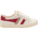 Gola Women's Tennis Mark Cox Trainers Sneakers | Off White/Raspberry/Blossom