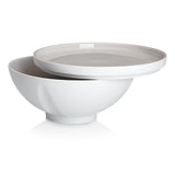 Degrenne L'Econome Starck Porcelain Round Bowl & Plate | 7"