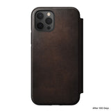 Nomad Rugged Folio Leather Case iPhone 12 Pro
