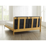 Greenington Santa Cruz Cal King Platform Bed with Fabric | Wheat