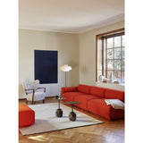 &Tradition Copenhagen Floor Lamp SC14 | Satinized Opal Glass/Bronzed Brass