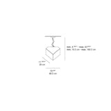 Artemide Edge 30 Suspension SBF 23W E26 White Light 120V