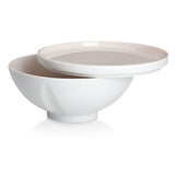 Degrenne L'Econome Starck Porcelain Round Bowl & Plate | 7"