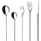 Mono Mono-A 5-Piece Flatware Set with Short Knife Blade | Mirror Finish 60738